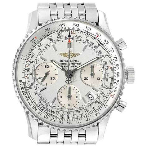 breitling silver watch - authentic breitling watches.